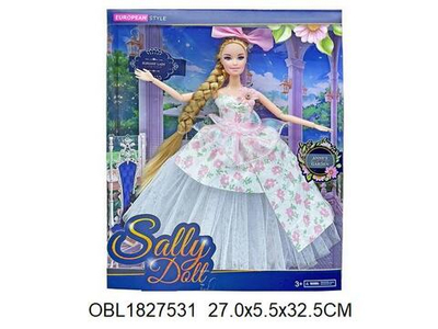 Кукла тип модель шарнирная, коробка 2384-17