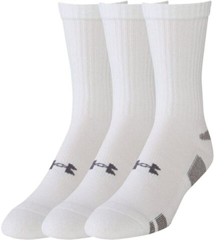 Теннисные носки Under Heatgear Tech Crew Youth Sport Socks - white/white