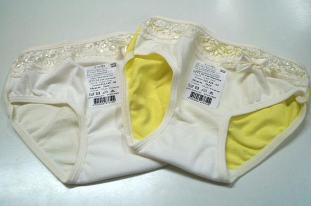 Трусы для девочек М 7610 р.30 белый (Алина), 1 шт.