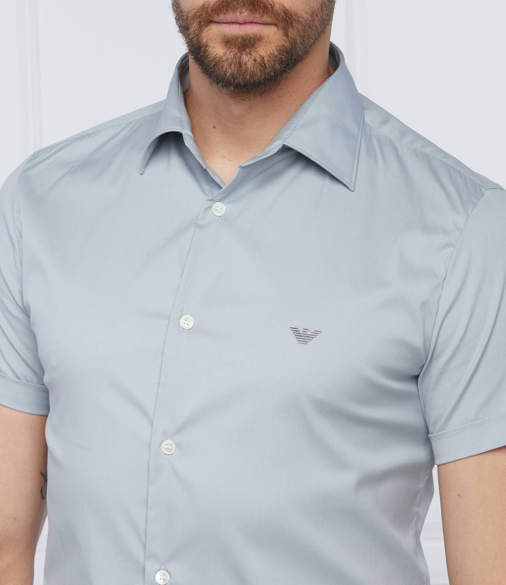 рубашка Emporio Armani - голубой(8N1C91 1NI9Z)