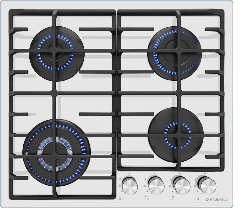 Газовая варочная панель MAUNFELD EGHG.64.63CW/G фото 