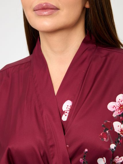 Халат женский шелковый Sakura