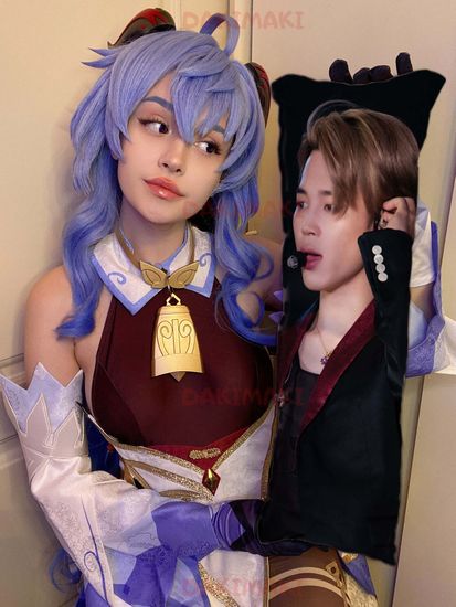 Мини дакимакура Чимин из БТС | BTS арт. M0762, 60х20 см