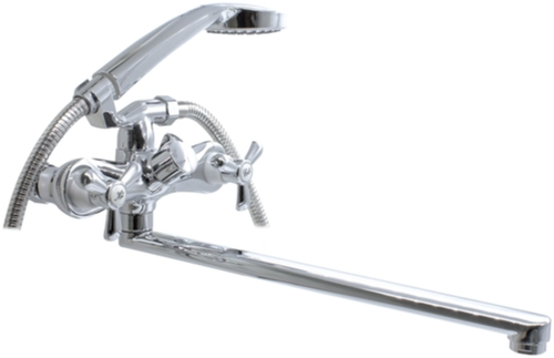 Смеситель для ванны Дорон DB 1307-35L керам/хром/лейк 1реж