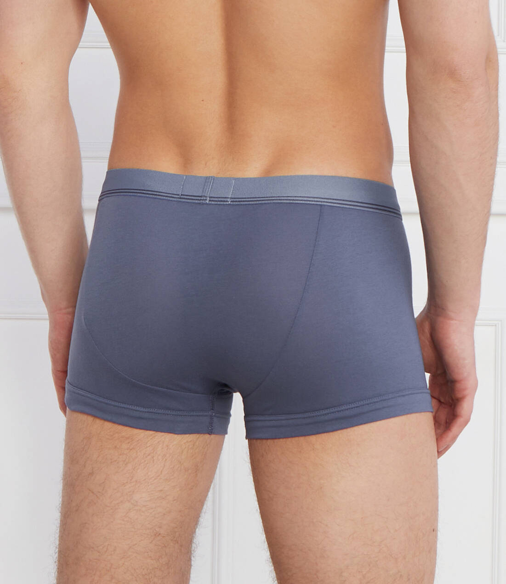 Трусики-боксеры 3шт. Emporio Armani - голубой(111357 3F723)