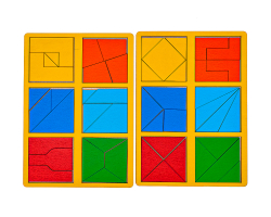 Сложи квадрат Никитина 2 уровень (мини)