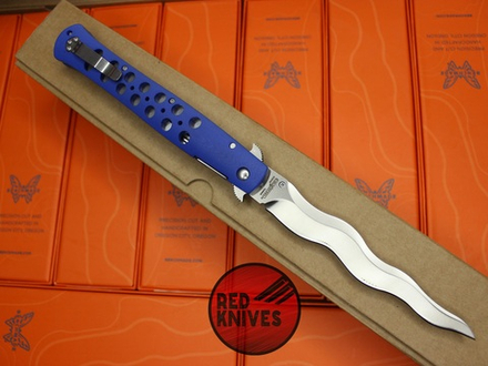 Нож Cold Steel Ti Lite 6 Kris 26SXK6 - синяя рукоять, клинок плейн