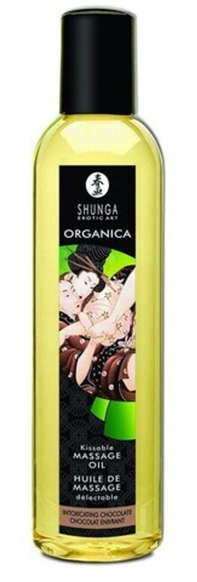 Натуральное съедобное массажное масло "Пьянящий шоколад" 250 мл (Цвет: прозрачный)