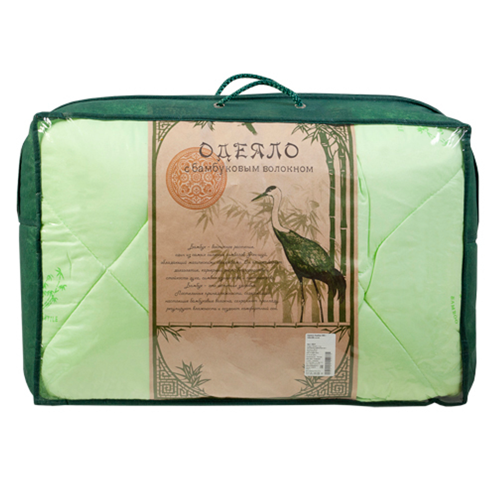 Одеяло 140*205см бамбук 300 г в п/э