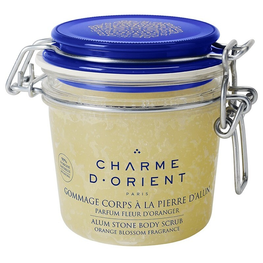 CHARME D'ORIENT Гоммаж квасцовый с ароматом зеленого чая  Gommage corps à la pierre d’alun parfum the Vert (Шарм ди Ориент) 300 г