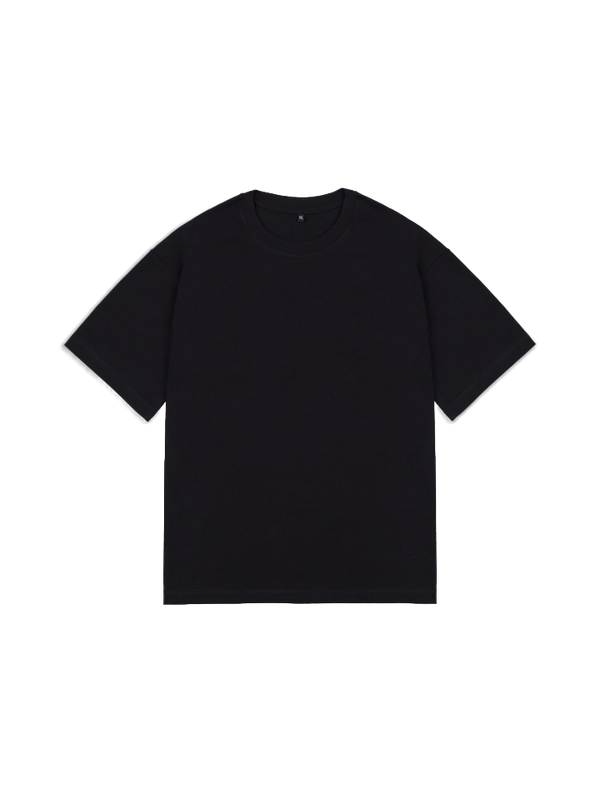 Футболка оверсайз (черный) 270 гр