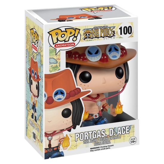 Фигурка Funko POP! Animation One Piece Portgas D. Ace (100) 6358 / Фигурка Фанко ПОП! по мотивам аниме "Ван Пис", Эйс