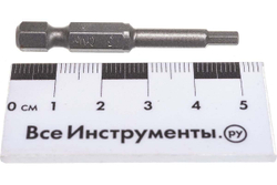 Биты торсионные кованые, обточенные (HEX3; 50 мм; 2 шт.) KRAFTOOL 26127-3-50-2