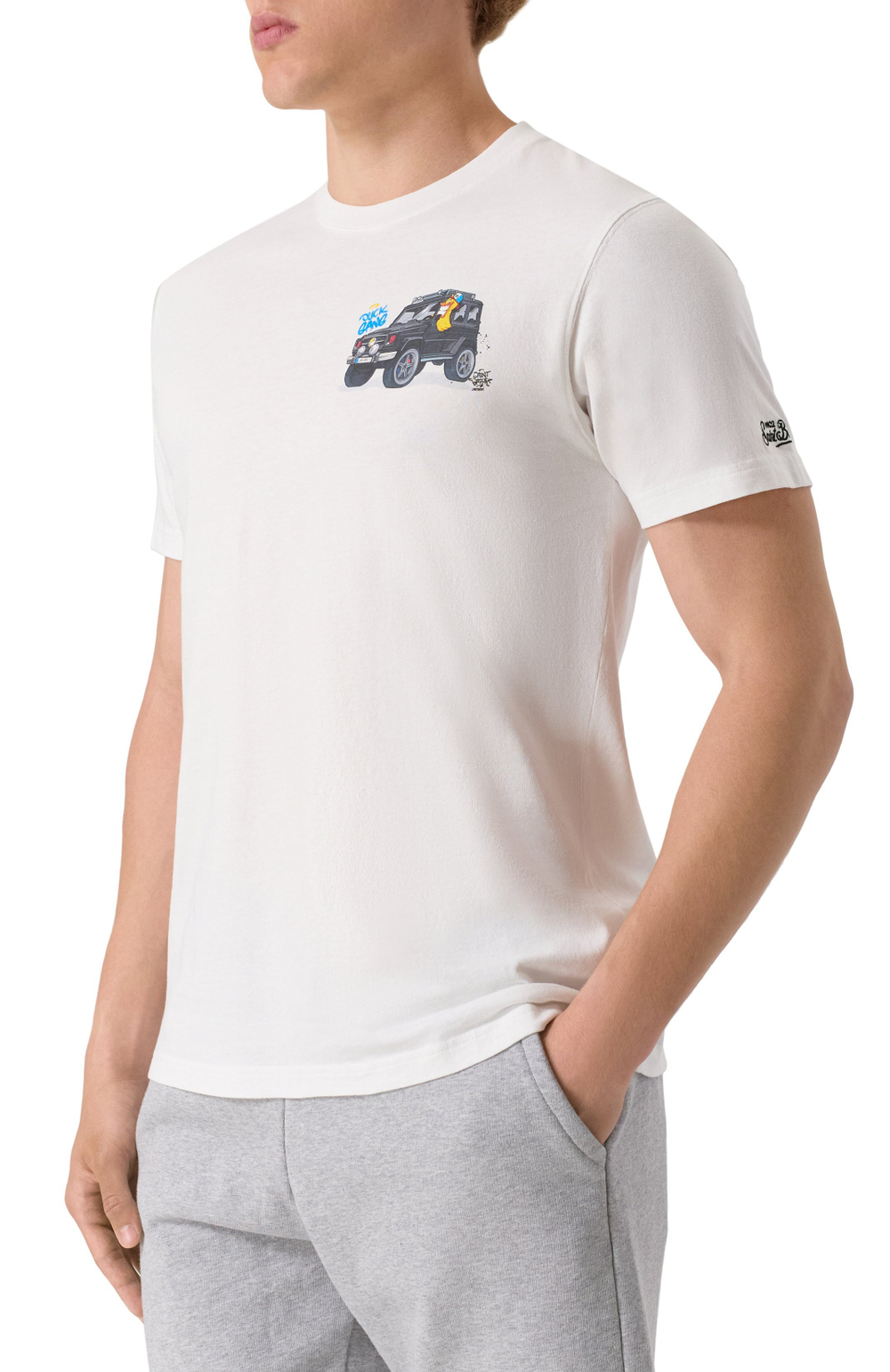 Футболка MC Saint Barth CPT Gang белый