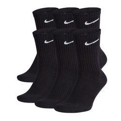 Теннисные носки Nike Everyday Cotton Cushioned Crew 6P - черный