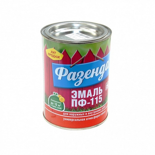 ТЕКС Эмаль ПФ-115 ФАЗЕНДА зеленая (0,9кг)
