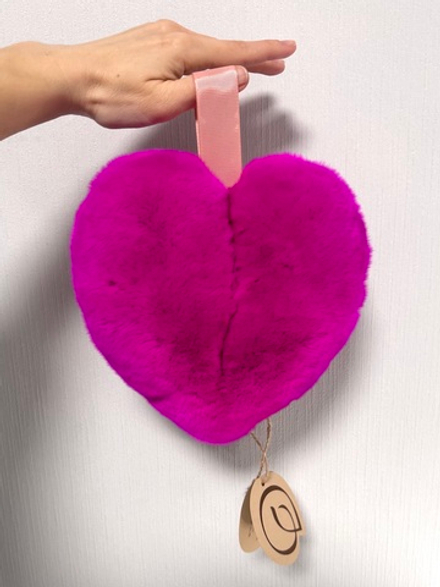 Сердце большое 18 см (фуксия)