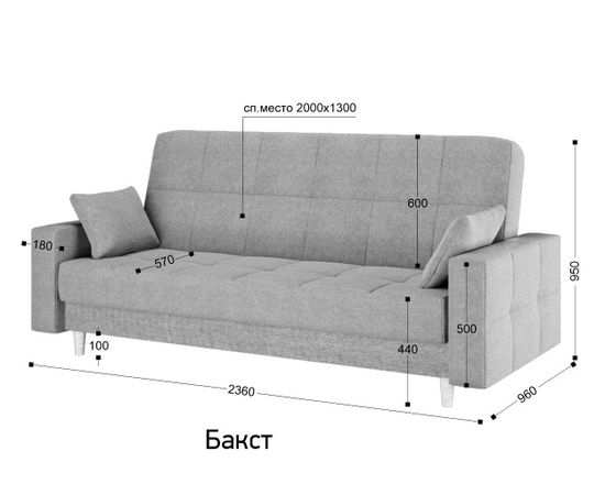Диван БАКСТ