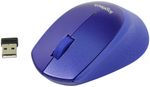 Беспроводная мышь Logitech M330 Silent Plus, синий
