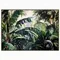 Постер Palm 100х140 см, зелёный, коричневый