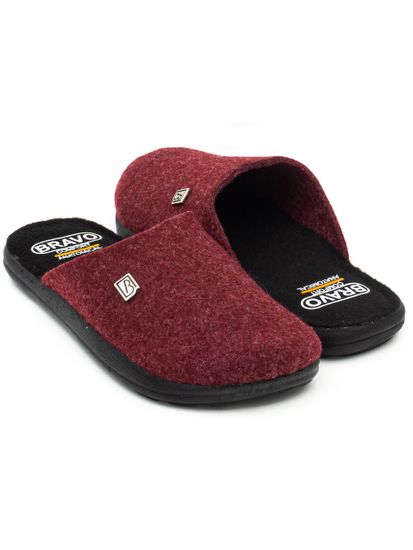 505 "Zima" | Женские сабо (бордовый)