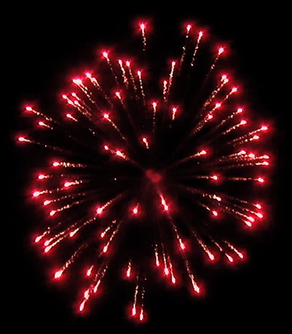 Фестивальные шары "Огни заката" калибр 2"