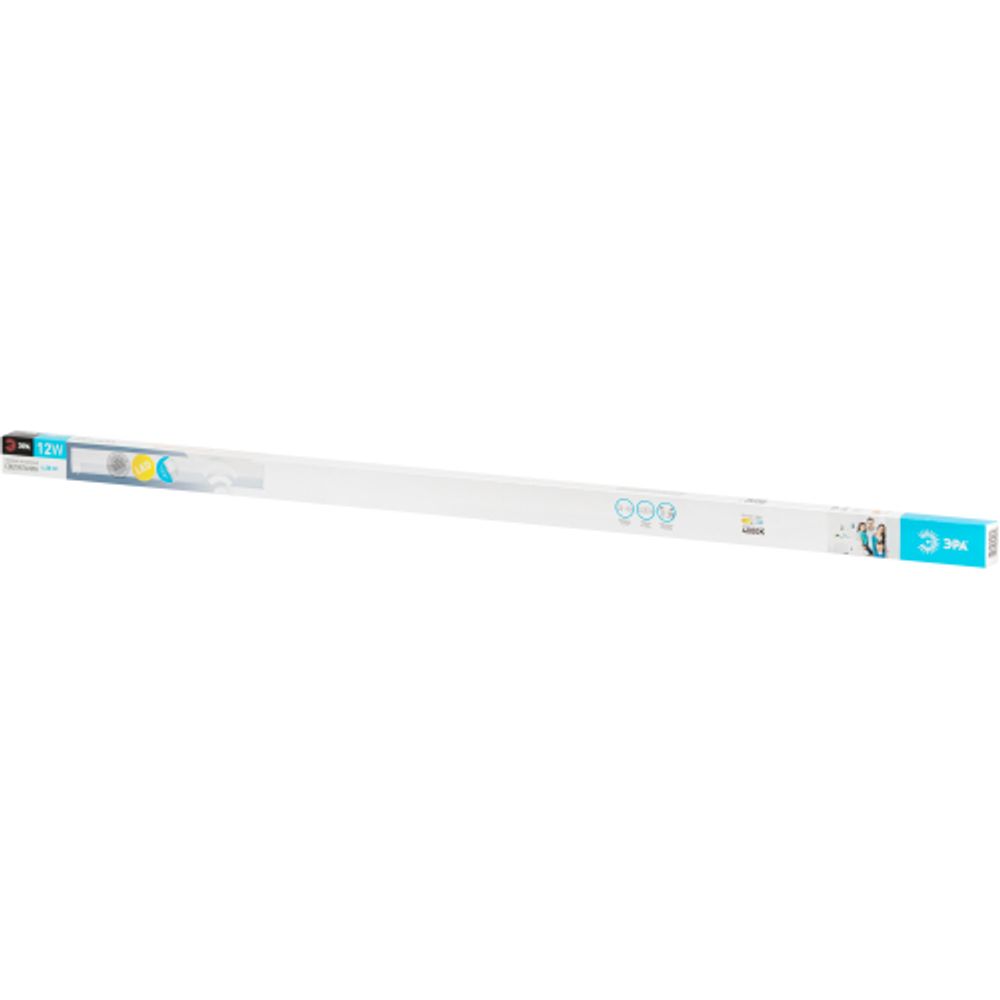 Линейный светодиодный светильник ЭРА LLED-02-12W-4000-MS-W 12Вт 4000K L874мм с датчиком движения