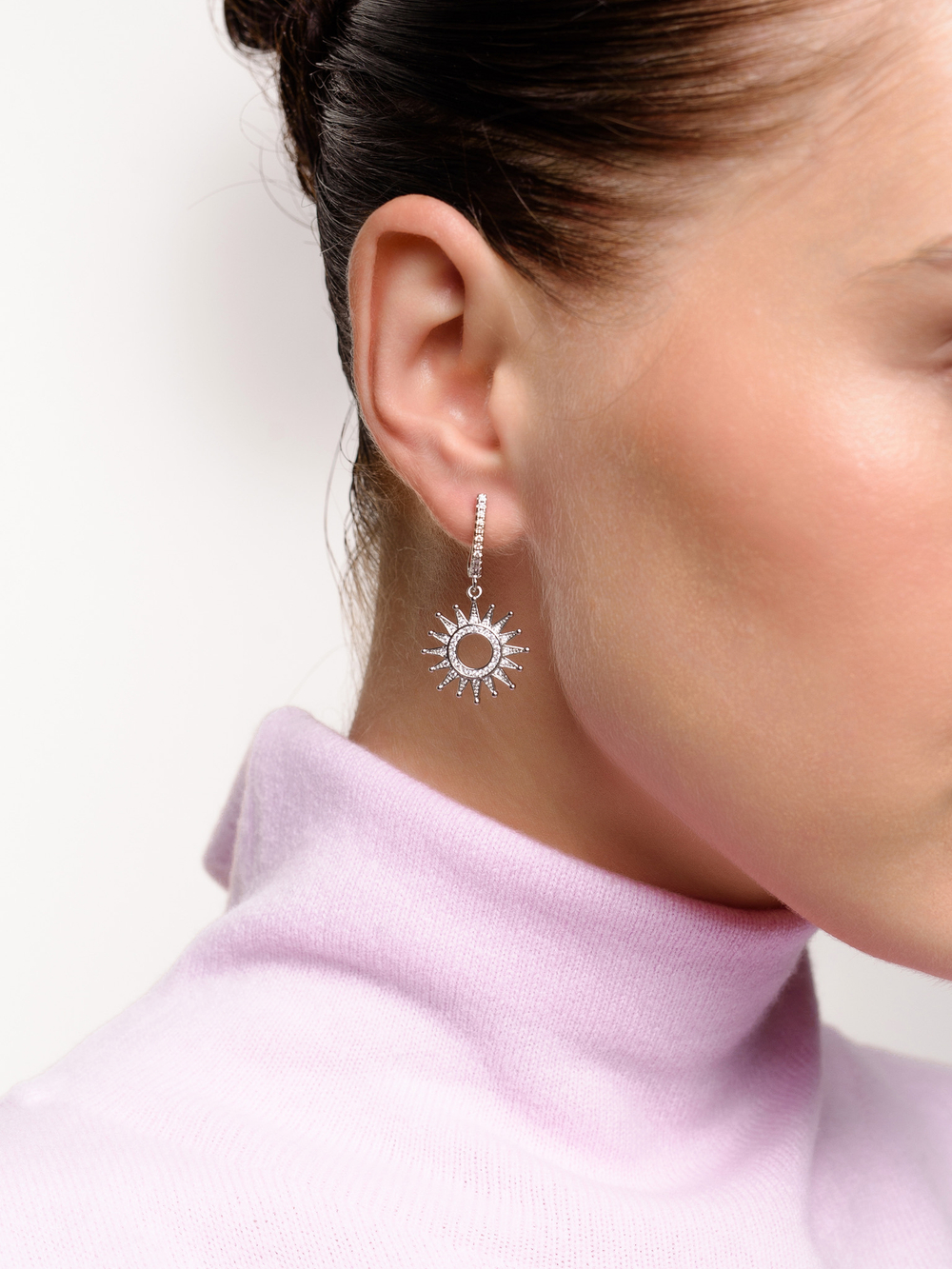 Серьги "Sun Royal Blue" Silver