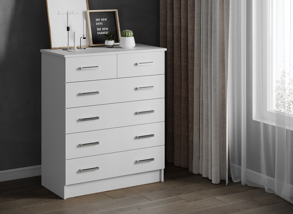 Комод большой Катрин 5, белый