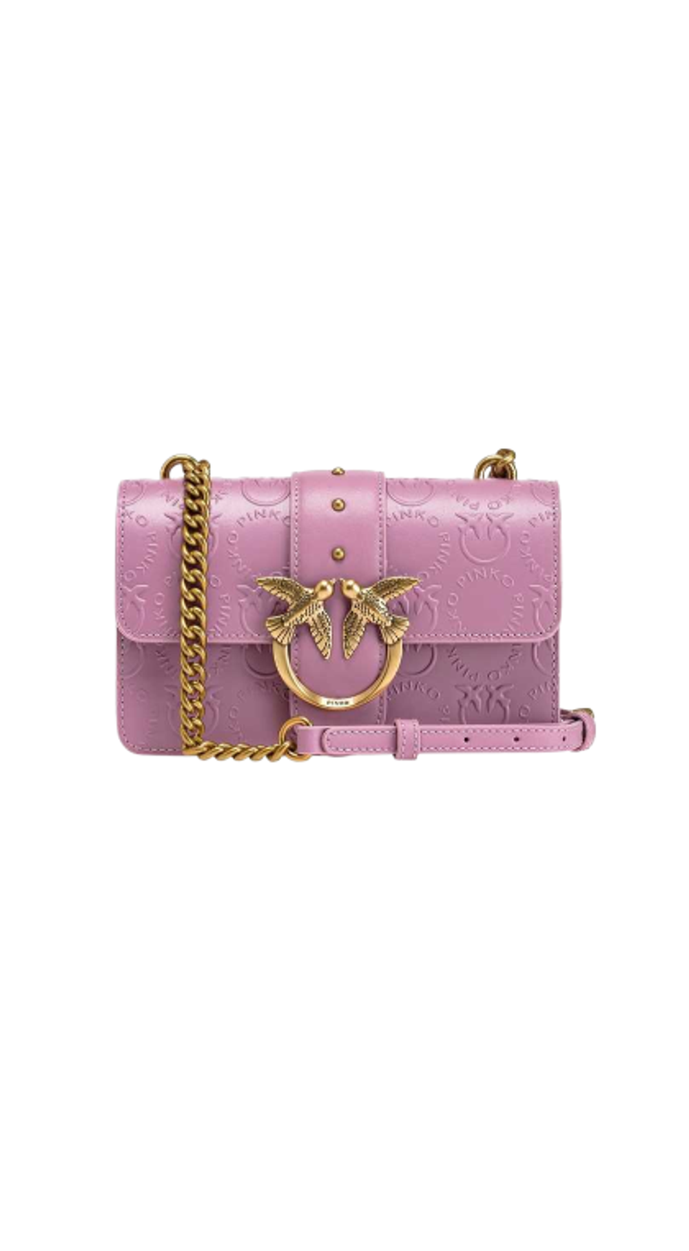 MINI LOVE BAG ICON NEW MONOGRAM - pink