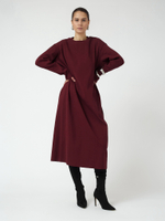 Платье свободного кроя из кашкорсе