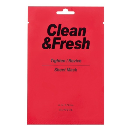 Маска тканевая для сужения пор Eunyul Clean&Fresh Tighten Revive Sheet Mask 5шт