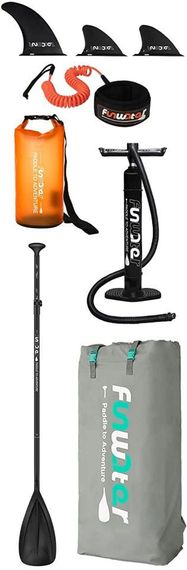 Надувная SUP-доска Funwater FW03A 335х84х15 см полный комплект