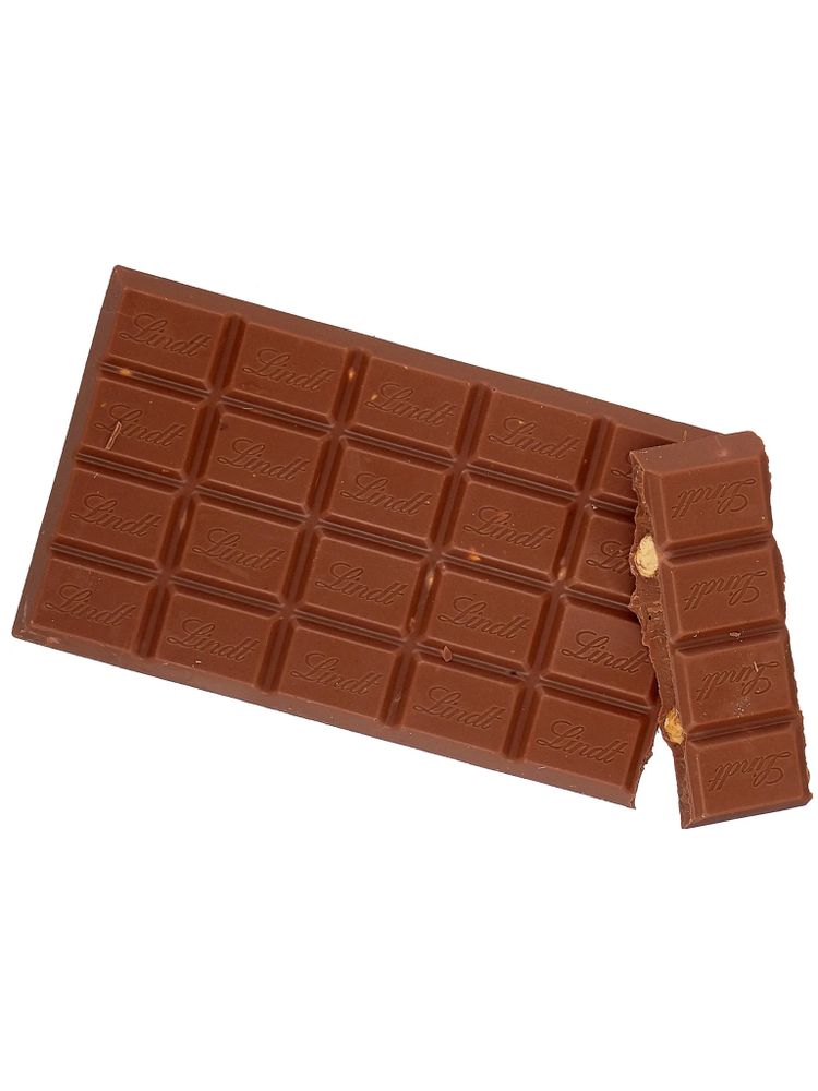 Молочный шоколад Lindt с цельным лесным орехом 300 г x 2 шт