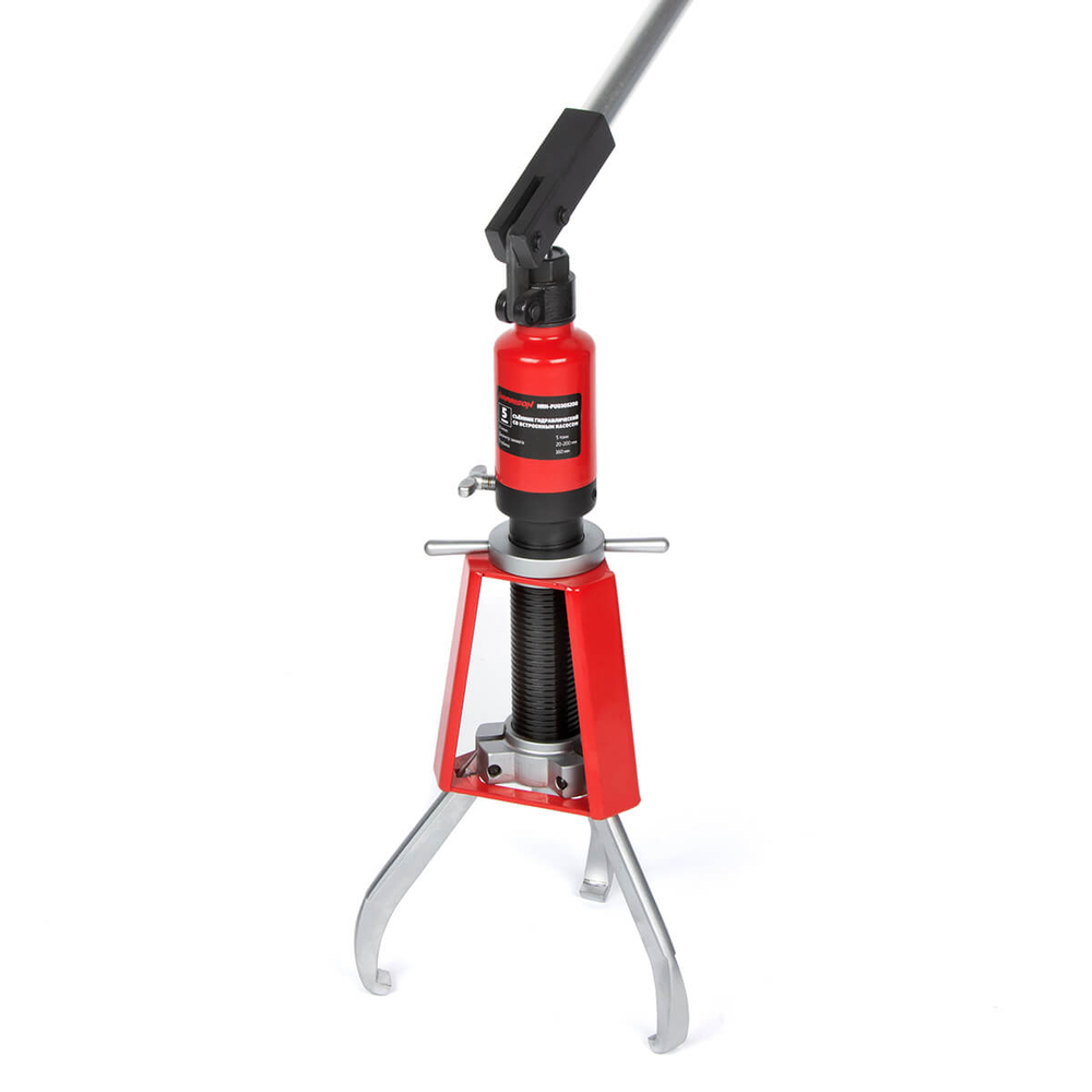 HRH-PU0305200 Гидравлический съёмник со встроенным насосом, самоцентрующийся, 5 т, 20-200 мм