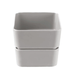 Кашпо "Фиори" (0,45л.) Цв. Серый жемчуг