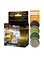 Плетеный шнур рыболовный TROLL Dark Green 0,18mm 150m