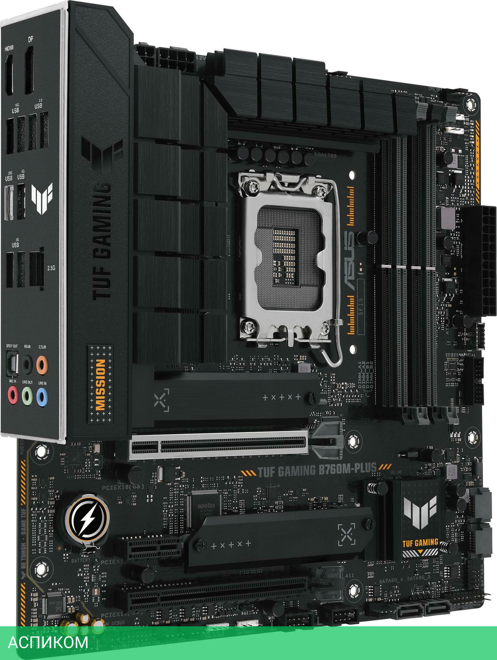 Материнская плата ASUS TUF Gaming B760M-Plus WiFi D4 Soc-1700 Intel B760 DDR4