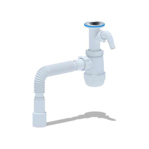 Сифон 1 1/2*40 Ani Грот с носиком, с гофрой А2015 АНИ пласт