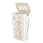 Корзина для белья Leaves 60л 440х635мм (молочный)
