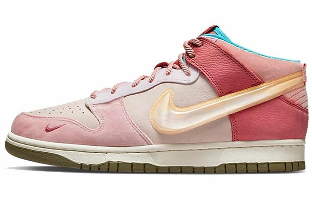 Кроссовки Social Status X Nike Dunk Mid "Strawberry Milk"