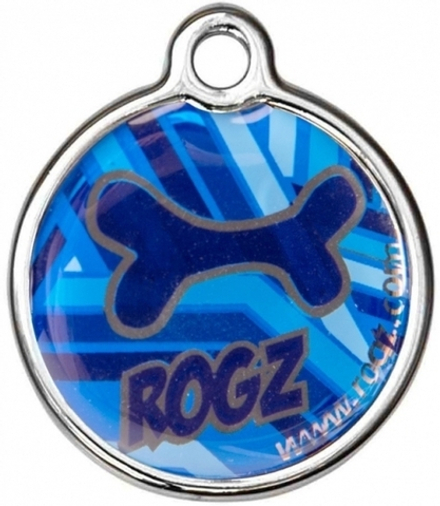 Rogz адресник металлический, Морской, размер S, диаметр 20 мм