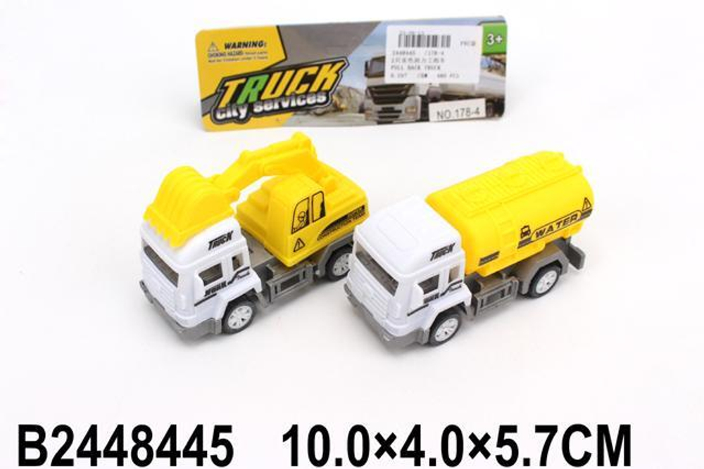 Набор машин 2шт, пакет 178-4