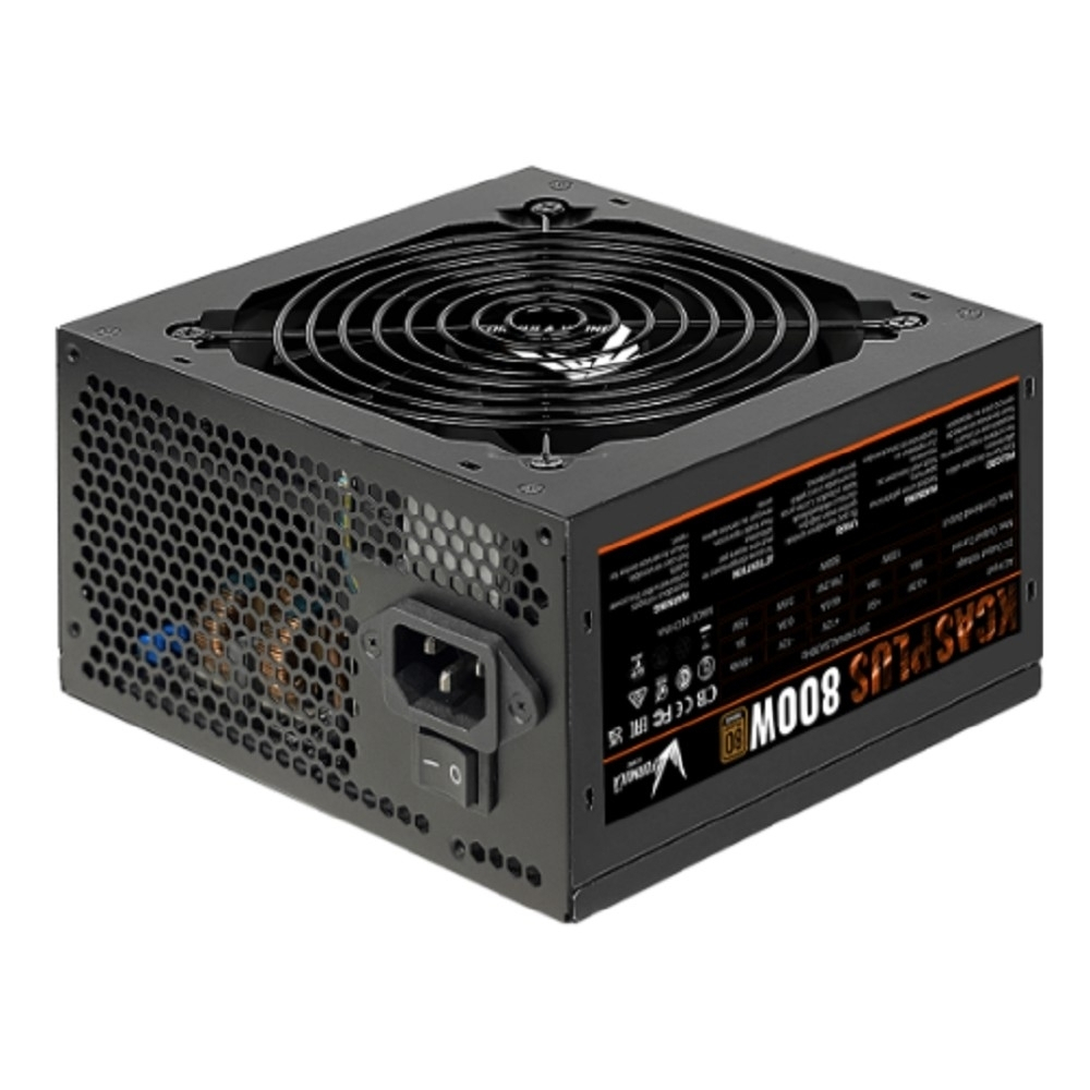 Блок питания Formula KCAS-800 PLUS ( 80+ Bronze, fan 12cm, 550mm cable, 20+4P, 4+4P, PCIe 6+2P x4, PATA x4, SATA x7)