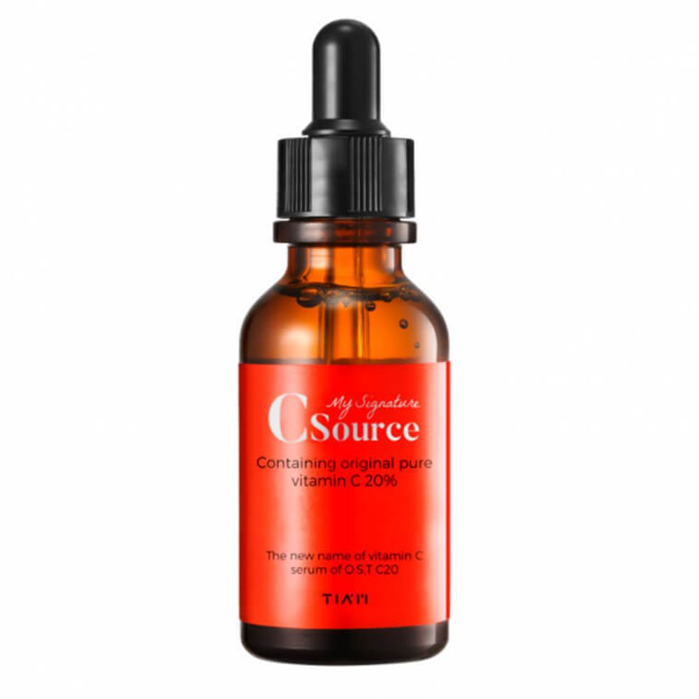 Tiam My Signature C Source осветляющая сыворотка с 20% витамина С для жирной кожи