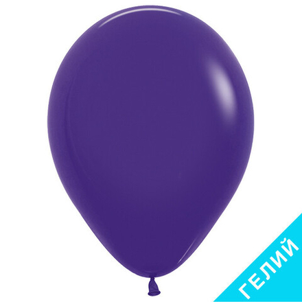 Воздушный шар, цвет 051 - фиолетовый, пастель, с гелием