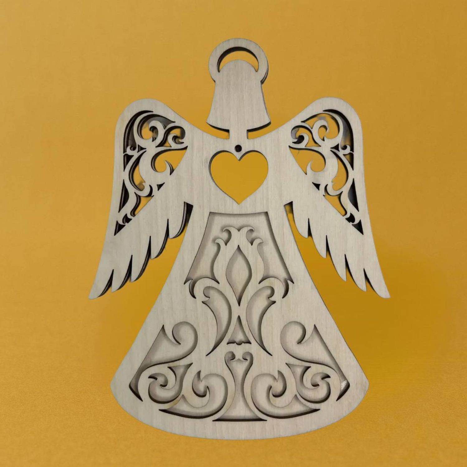 Ангел Ажурный ,10см , фанера