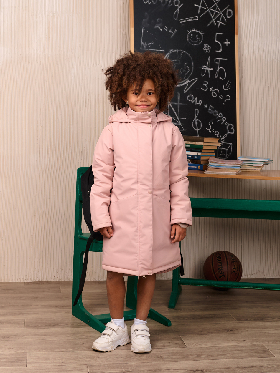 Парка детская  SCHOOL пудра