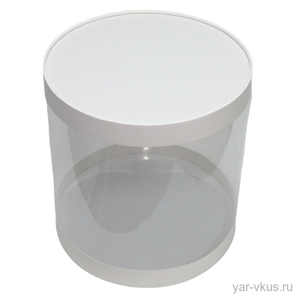 Шляпная упаковка БЕЛАЯ д. 12 см высота 12 см.