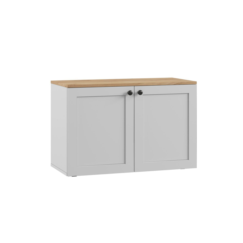 Прихожая с зеркалом комплект мебели Белый/Дуб крафт золотой 280х52х220 см